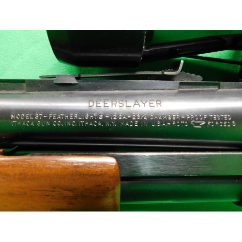 USED ITHACA DEERSLAYER 12GA W/BUSHNELL 20"