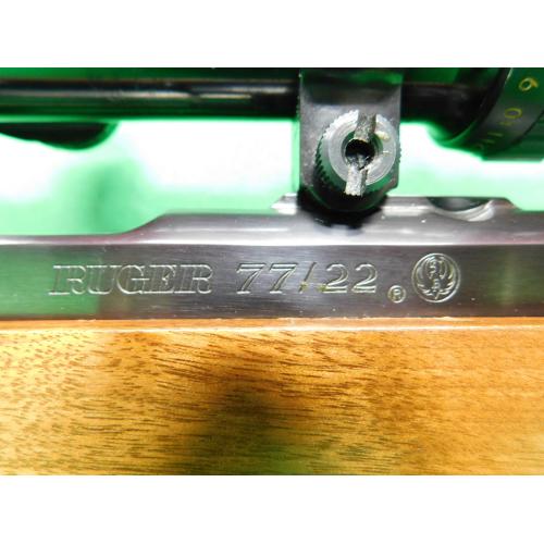 used 2006  ruger 77/22 22 hornet 20" with soft case and bausch & lomb scope  (Consignment)