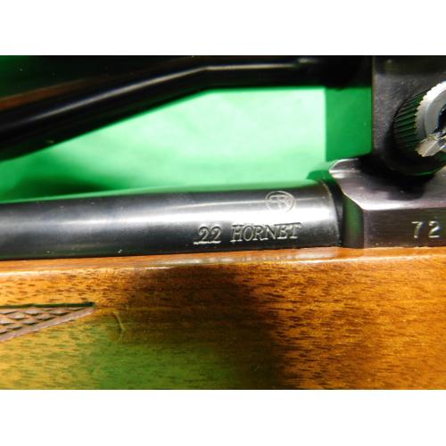 used 2006  ruger 77/22 22 hornet 20" with soft case and bausch & lomb scope  (Consignment)