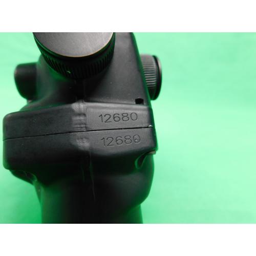 USED TRIJICON ACOG 3.5X35 RED CHEVRON W/ LA RUE TACTICAL QUICK DETACH MOUNT