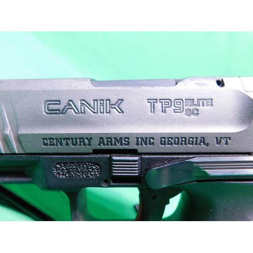 USED CANIK TP9 ELITE SC 9X19 3.5" W/CASE HOLSTER (1) 12RD (1) 15RD MAG