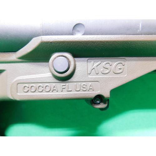 USED KEL-TEC KSG 12GA 18.5" FDE PUMP SHOTGUN. 14+1RD 2.75". WFAB FOREGRIP. GOOD USED CONDITION (Consignment)