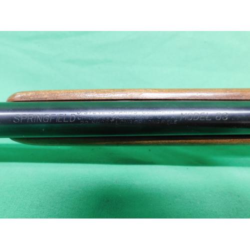 USED J STEVENS SPRINGFIELD MODEL 83 22LR 24" BARREL