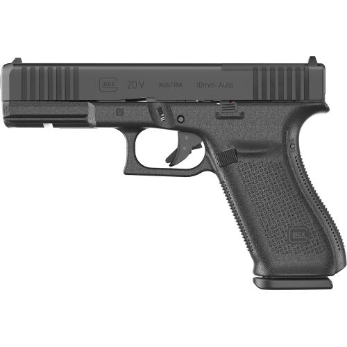 Glock UA205S204MOSN G20 Gen5 Full Size Frame 10mm Auto 15+1 4.61 Black Steel Barrel Grizzly Glock Serrated Steel Slide Grizzly Glock Polymer Frame w/Picatinny Rail Ambidextrous