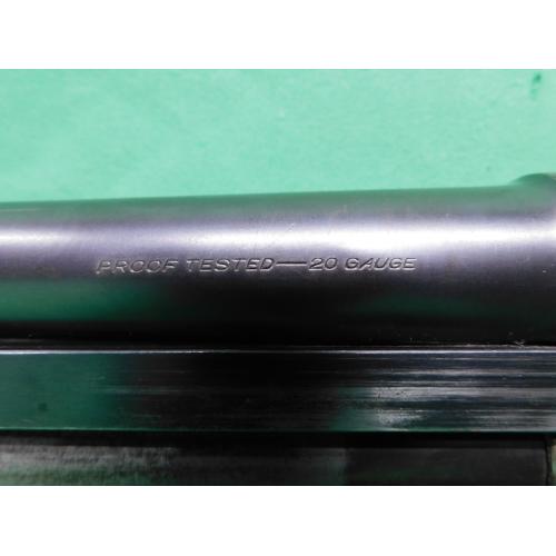 USED VINTAGE STEVENS 620 20GA 20" PUMP SHOTGUN. BROWNING DESIGN. STICKY RELEASE. PREVIOUS OWNER MARKS ON LEFT SIDE. FUNCTIONAL 80%+ (Consignment)