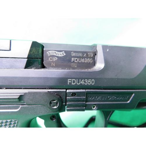 USED WALTHER PDP 4.5" BARREL  (2) 18RD MAGS AND BACKSTRAPS  (Consignment)
