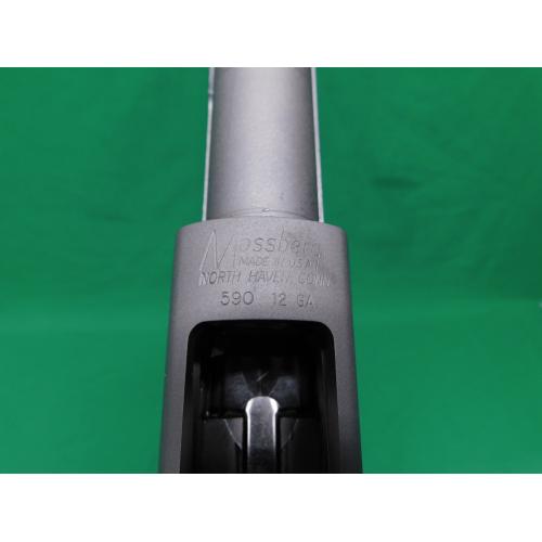 USED MOSSBERG 50299 MARINECOAT 590 12GA 20" PUMP SHOTGUN. IN BOX. VERY GOOD USED CONDITION 98%  (Consignment)