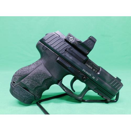 USED H&K P30 SK 9MM 3.27" W/ CASE AND 3 MAGS AND LEUPOLD DP PRO