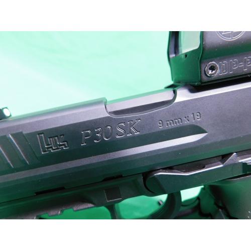 USED H&K P30 SK 9MM 3.27" W/ CASE AND 3 MAGS AND LEUPOLD DP PRO