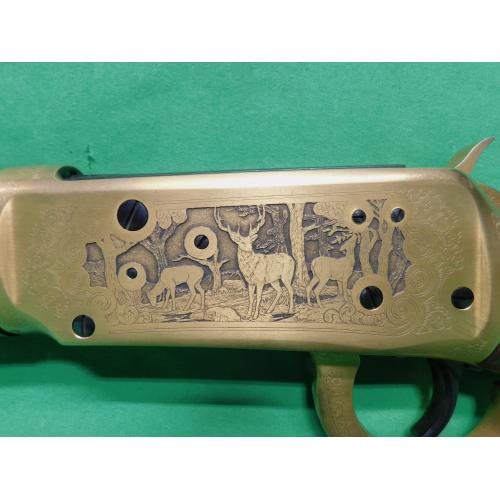 USED 1978 WINCHESTER LIMITED EDITION II 94 .30-30WIN 20" BLUED & GOLD LEVER GUN. SCROLL ENGRAVED 1OF1500 IN WALNUT CASE. COLLECTOR ESTATE 99% (Consignment)