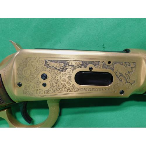 USED 1978 WINCHESTER LIMITED EDITION II 94 .30-30WIN 20" BLUED & GOLD LEVER GUN. SCROLL ENGRAVED 1OF1500 IN WALNUT CASE. COLLECTOR ESTATE 99% (Consignment)