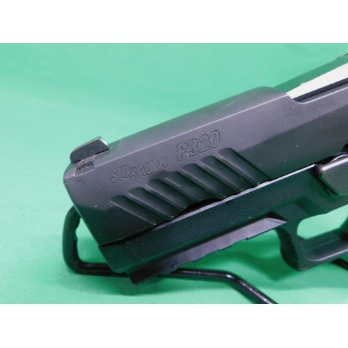 USED SIG SAUER P320 COMPACT .45ACP 4" BLACK PISTOL. 1-10RD MAG. GOOD USED CONDITION