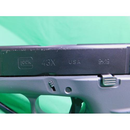USED GLOCK 43X 9X19 3" W/ (1)15RD MAG