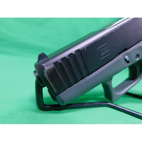 USED GLOCK 43X 9X19 3" W/ (1)15RD MAG