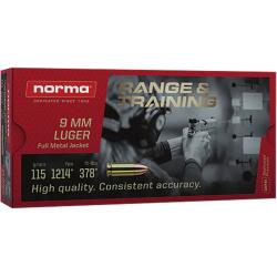 Magtech Sport Shooting, 9MM, 115 Grain, Full Metal Jacket, 50 Round Box 9A