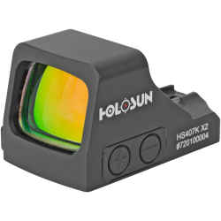 HOLOSUN HE407K-GD-X2 REFLEX SIGHT 6MOA GOLD DT