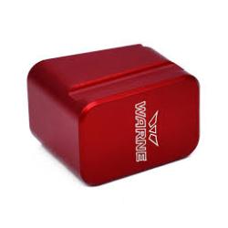 Warne Mounts, Magazine Extension, Glock 17/22, +3 rounds,9mm, Red