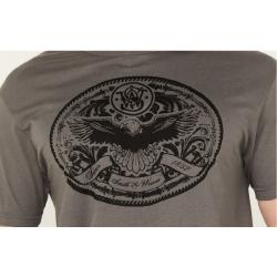 Smith & Wesson Eagle Belt Buckle T-Shirt Grey 3XL