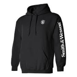 Smith & Wesson Sleeve Logo Pullover Hoody Black M