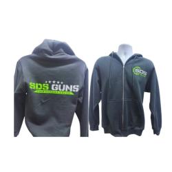 SDS Guns Black Hoody 2-Logo Medi