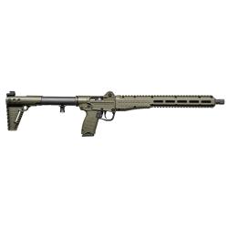 Kel-Tec Model Sub 2000, Gen 3, Semi-automatic Rifle, 10MM, 16.1 Threaded Barrel, Matte Finish, Green Furniture, 1 Magazine, 15 Rounds, For Glock 20 Magazines SUB2K10GLKGRN