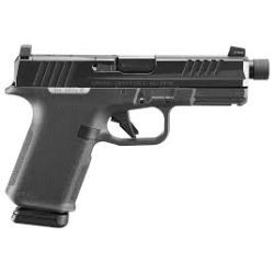 RUGER RXM 9MM 4.5IN THREADED BARREL 15RD BLACK MAGPUL GRIP TRITIUM FRONT SIGHT TWO GL9 PMAGS 19446