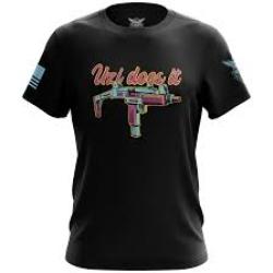 We The People Uzi Does It Short Sleeve T Shirt Large - CREWX-K_0242-L-FL-L