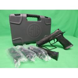 USED SIG SAUER 320X5-9-BAS P320 X FIVE 9MM W/CASE & 5-MAGS (1-10RD/4-21RD). VERY CLEAN 98% (Consignment)