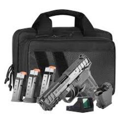 Smith & Wesson Equalizer, Semi-automatic Pistol, Single Action Internal Hammer, Micro Compact, 9MM, 3.675 Barrel, Armornite Finish, Black, Optics Ready, Thumb Safety, 3 Dot Sights, 3 Magazines, 1-10Rd, 1-13Rd, 1-15Rd Mag 13591