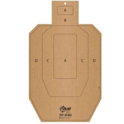 Allen 15669 EZ Aim IPSC CB-T Corrugated Silhouette