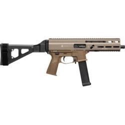 Grand Power Stribog SP10A3, Semi-automatic, Aluminum Frame Pistol, 10MM, 8 Barrel, Matte Finish, Flat Dark Earth, M-LOK Rail, Manual Safety, 20 Rounds, 3 Magazines 197892004800
