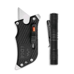 Outdoor Edge Cutlery Slidewinder + Pocket Flashlight PR24SWKFL-C