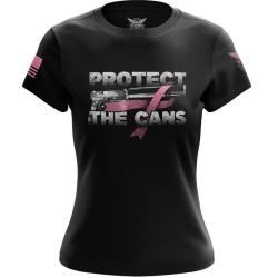 PROTECT THE CANS WOMEN'S SHORT SLEEVE SHIRT