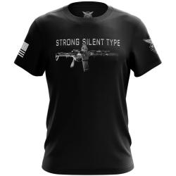 STRONG SILENT TYPE SHORT SLEEVE SHIRT XL