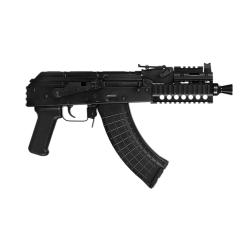 PIONEER ARMS FORGED SERIES MICRO HELLPUP PRO 7.62X39 AK PISTOL PICATINNY QUAD RAIL TRADITIONAL SIDE OPTICS RAIL REAR TRUNNION PICATINNY RAIL BRACE REA