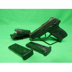USED RUGER LC9 9MM 3.25 W/HOLSTER & (3) 7RD MAGS