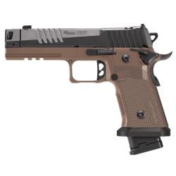 Sig Sauer P211, Semi-automatic, Single Action Only, Metal Frame Pistol, Full Size, 9MM, 4.4 Barrel, MACH3D Compensator, Nitron Finish, Black, X Ray 3 Night Sights, Romeo-X Sig-Loc Compact Optic, Flared Magwell, 3 Magazines, (2)-21 Round & (1)-23 Roun