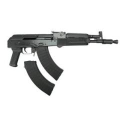 PIONEER ARMS FORGED SERIES MICRO HELLPUP PRO 7.62X39 AK PISTOL PICATINNY QUAD RAIL TRADITIONAL SIDE OPTICS RAIL REAR TRUNNION PICATINNY RAIL BRACE REA