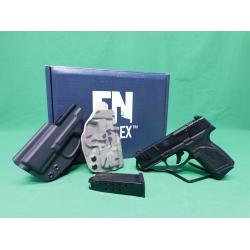 USED FN REFLEX 9MM 3.25'' W/ ORIGINAL BOX, HOLSTER, & (2)10RD MAGS