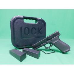 USED GLOCK 21 GEN 5 MOS 45ACP BLACK SEMI AUTO PISTOL. IN CASE W/3-15RD MAGS. VERY GOOD USED CONDITION 98%