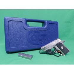NEW OLD STOCK COLT O6891TL MUSTANG POCKETLITE .380 ACP STAINLESS SINGLE ACTION PISTOL. AS NEW IN BOX WITH LASER. COLLECTOR ESTATE 99%+ (Consignment)