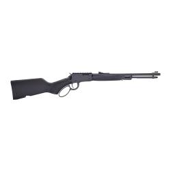 Henry Repeating Arms Lever Action, 22LR, 18.25 Barrel, Blue Finish, Walnut Stock, Adjustable Sights, 15Rd H001