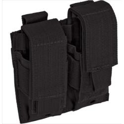 Red Rock 82-023BLK Double Pistol Mag Pouch - Black