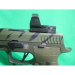 USED SIG SAUER P320 X-FIVE 9MM 5" W/ CASE, DELTA POINT PRO, & (3) 21RD MAGS
