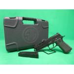 USED SIG SAUER P320V004 P320 SPECTRE COMP BLACKOUT 9MM 4.6" TB W/CASE (2) 17RD MAGS 