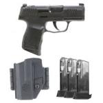 Sig Sauer 365-9-BXR3P-TACPAC P365 BXR Micro-Compact 9mm TacPac 3-12rd Mag NMS