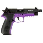 GSG GERG2210TFF FireFly  22 LR 10+1 4.90 Black Steel/Threaded Barrel, Serrated Slide, Zinc Alloy w/Accessory Rail Frame, Black Polymer Grip