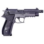 GSG GERG2210TFF FireFly  22 LR 10+1 4.90 Black Steel/Threaded Barrel, Serrated Slide, Zinc Alloy w/Accessory Rail Frame, Black Polymer Grip