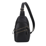 Jessie & James Jeannie Concealed Carry Lock and Key Sling Shoulder Backpack Black