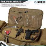 Savior Equipment RB-3612DG-VER2-TN - Urban Warefare - Double Rifle Case - Tan